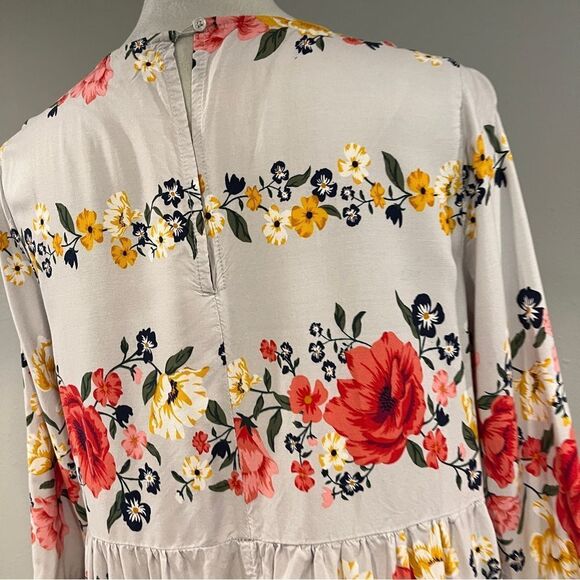 Old Navy Floral Print cottage core long sleeve Dress - Picture 8 of 13